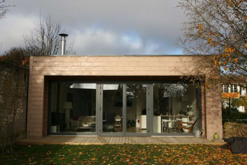 Maison bois d'architecture moderne - Sarl Ambiances Bois ...