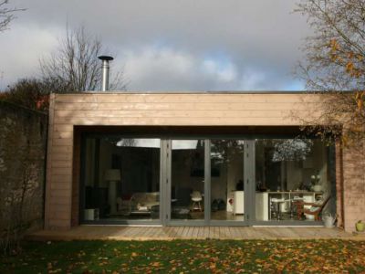 Maison bois d’architecture moderne